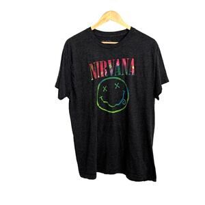 Nirvana Band Tee Men's 2XL Gray